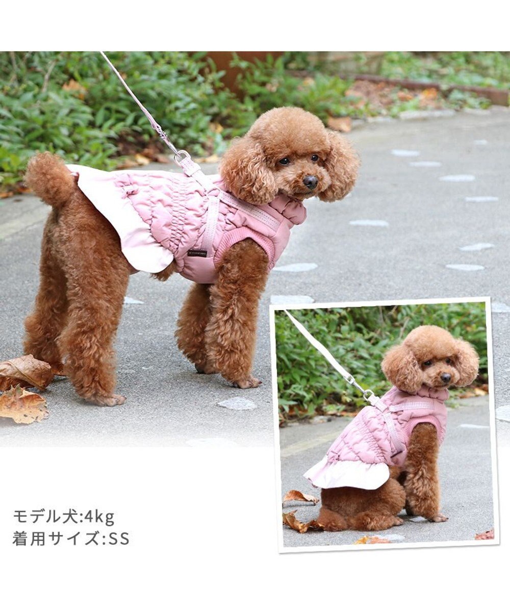 PET PARADISE ペットパラダイス アウター ハーネス ベスト 《フリル》 小型犬 