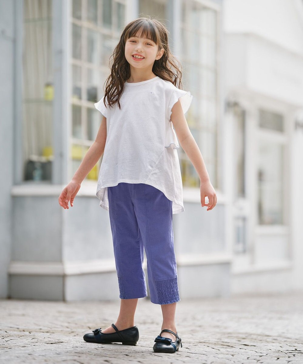 組曲 KIDS 【150-160㎝】シャーリング パンツ 