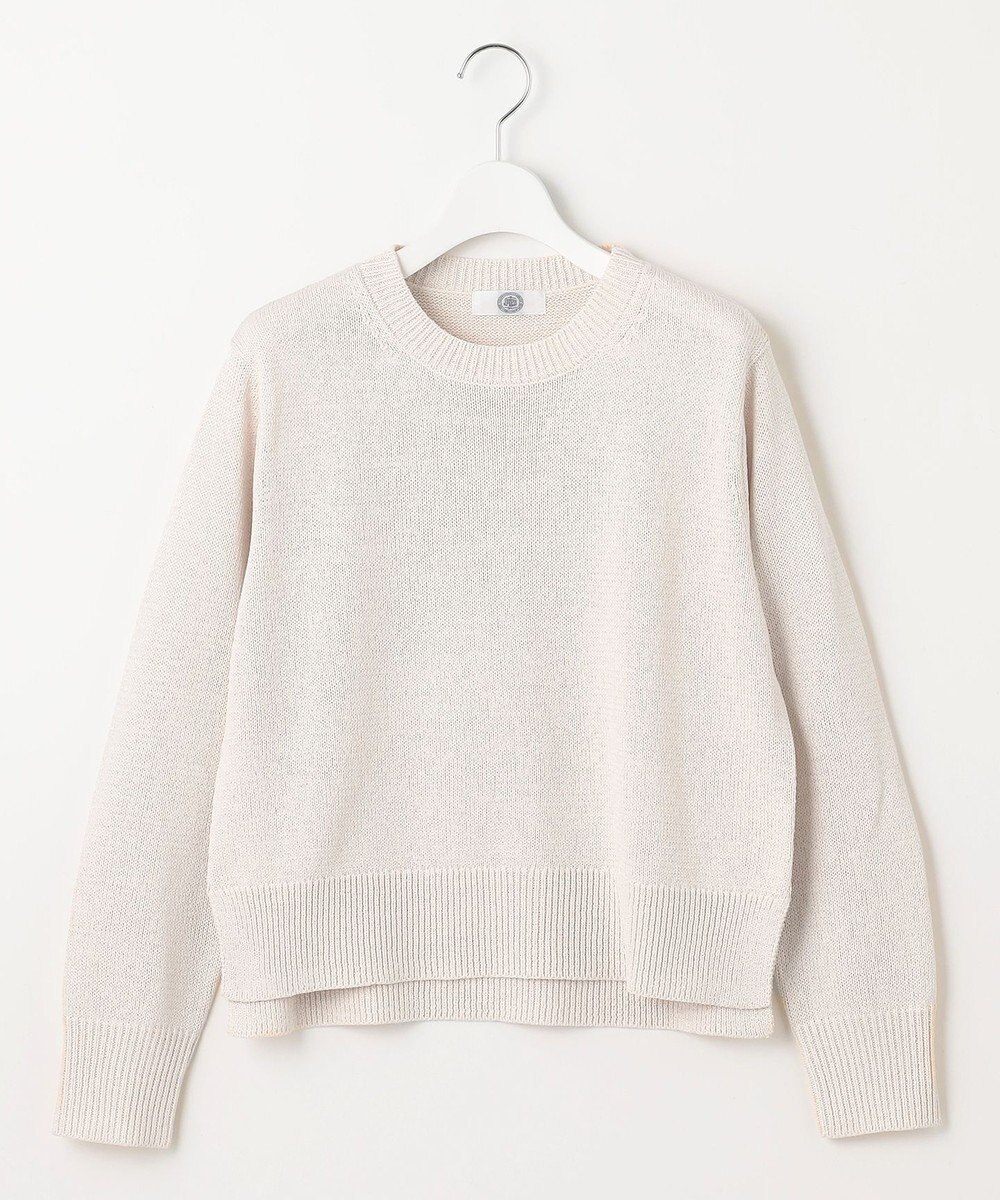 J.PRESS LADIES 【洗える】Reeves  Shine クルーネック ニット 