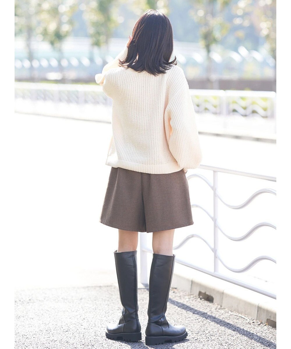 earth music&ecology マットベロアモールプルオーバー 