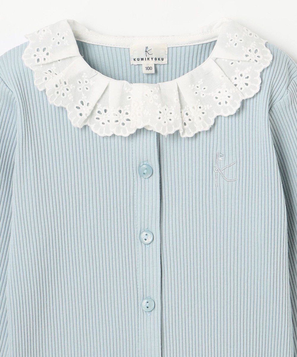 組曲 KIDS 【100㎝】フリルリブ2WAY トップス 