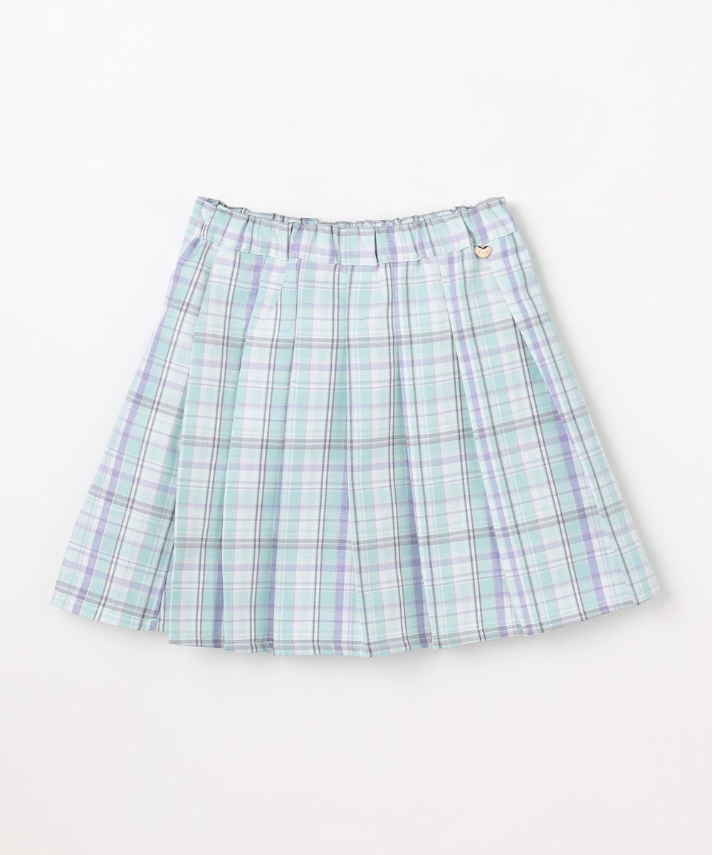 ANY KIDS チェックプリーツスカパン 