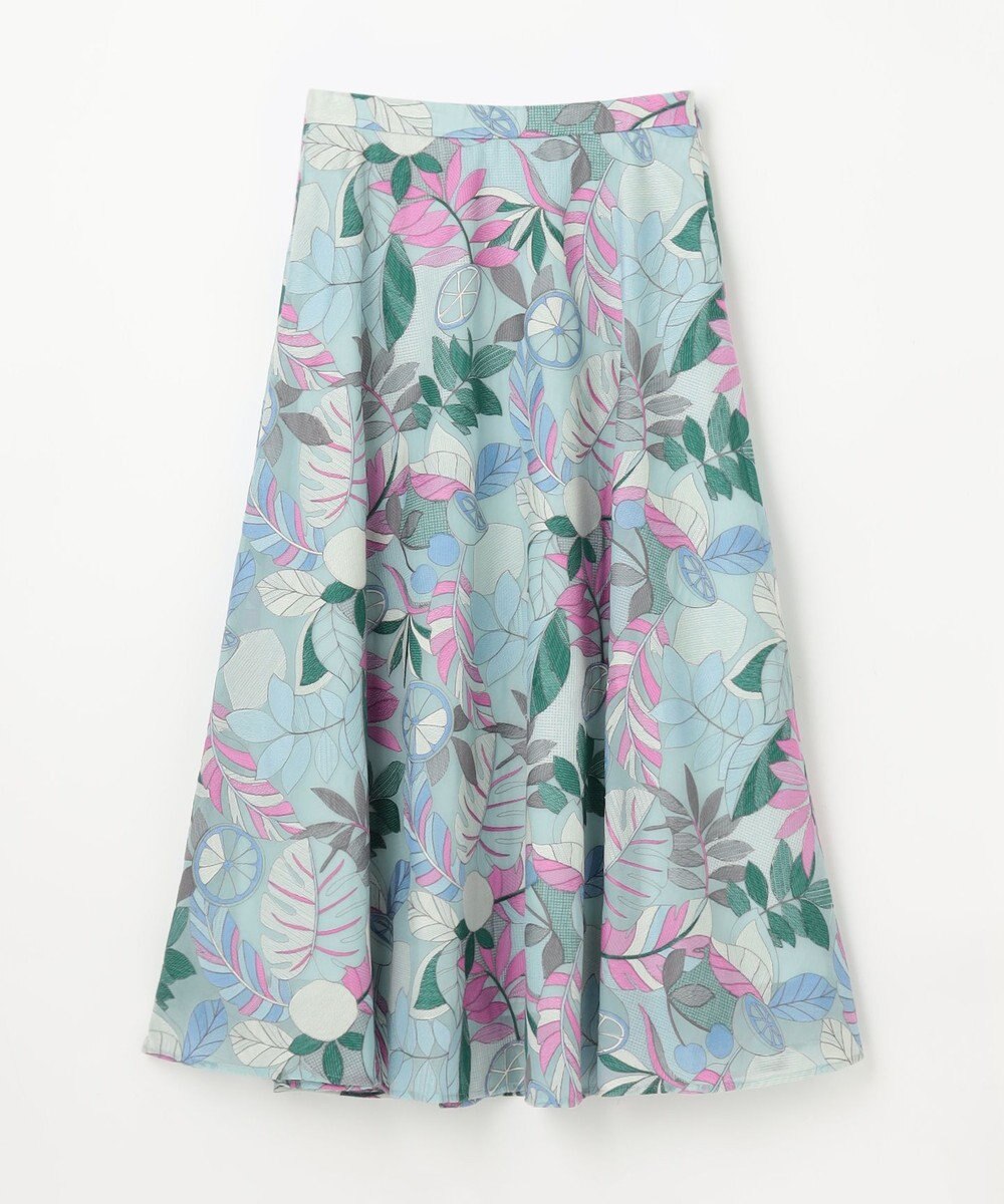 GRACE CONTINENTAL フルーツ刺繍フレアスカート 