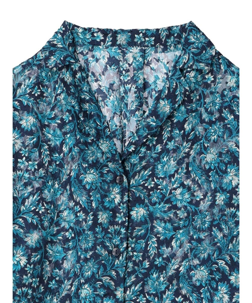 Green Parks 柄開襟シャツ 