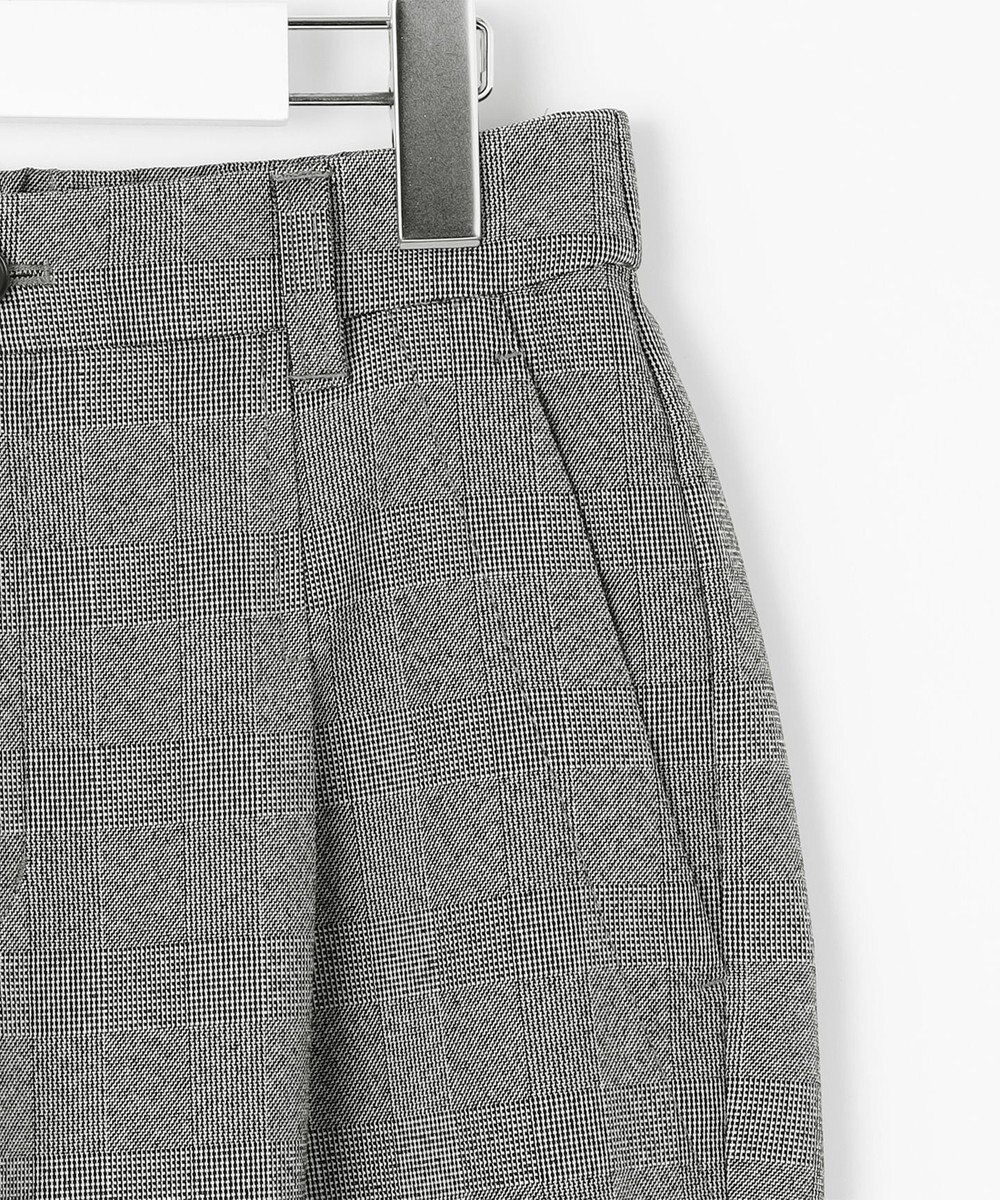 23区GOLF 【23Fondation/WOMEN】グレンチェック柄 テーパードパンツ 