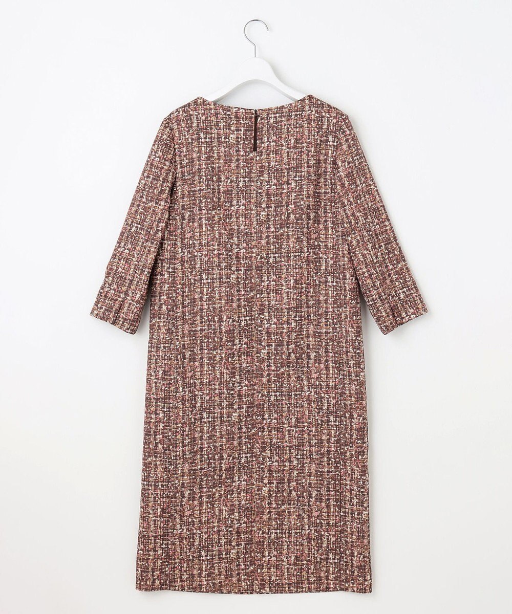 自由区 S プリントジャガードストレッチ  ワンピース 