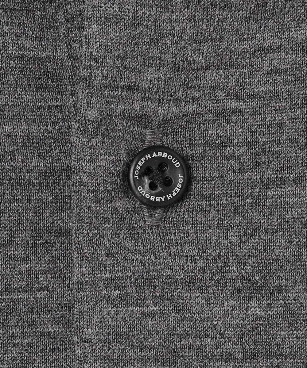 JOSEPH ABBOUD 【ふっくらあたたかウール100％】ウールダディポロシャツ 