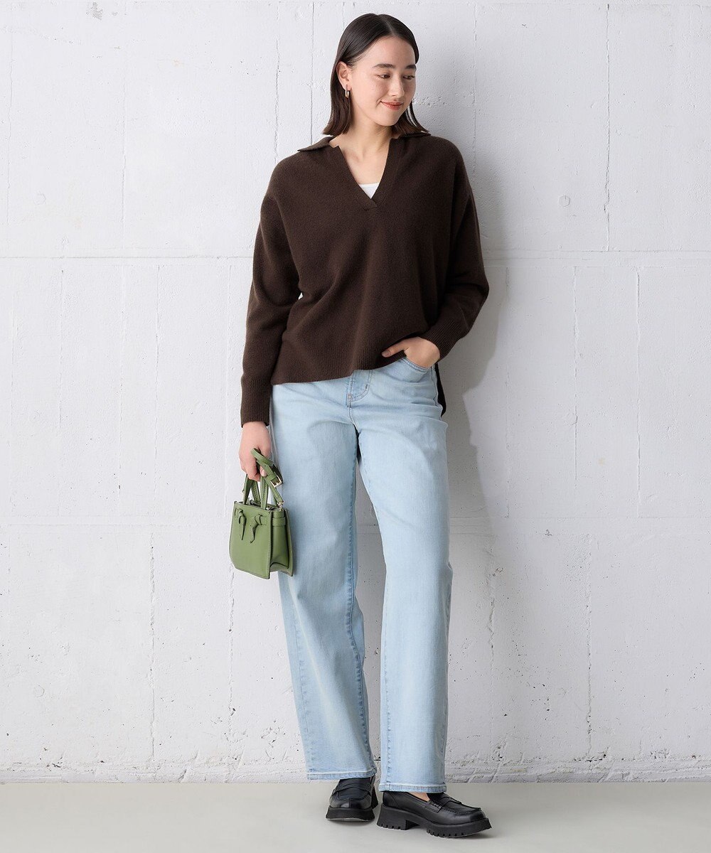 UNFILO ふわふわ スキッパーニット 