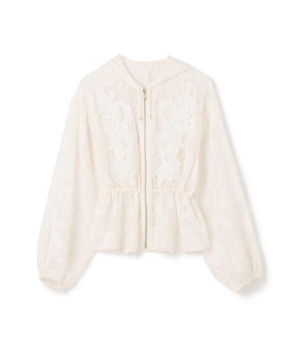 GRACE CONTINENTAL ジャガード刺繍ブルゾン 