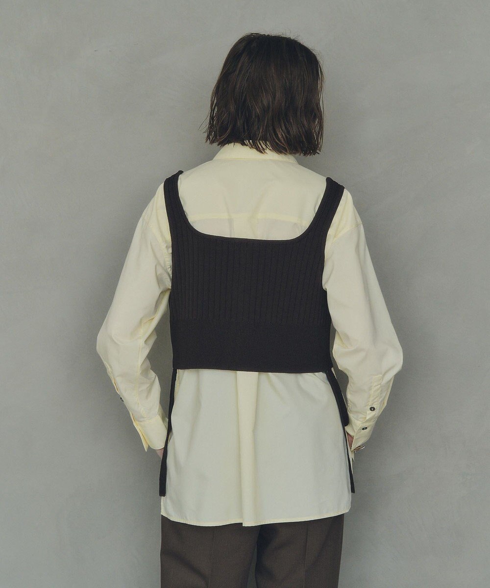 YECCA VECCA ZIPニットビスチェ 