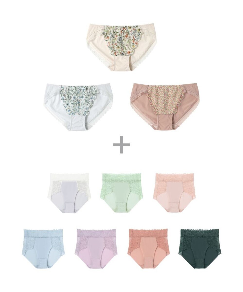 une nana cool 【2025年 HAPPYBAG】さあ、わたしショーツ＋リバティ　ショーツ2枚セット 