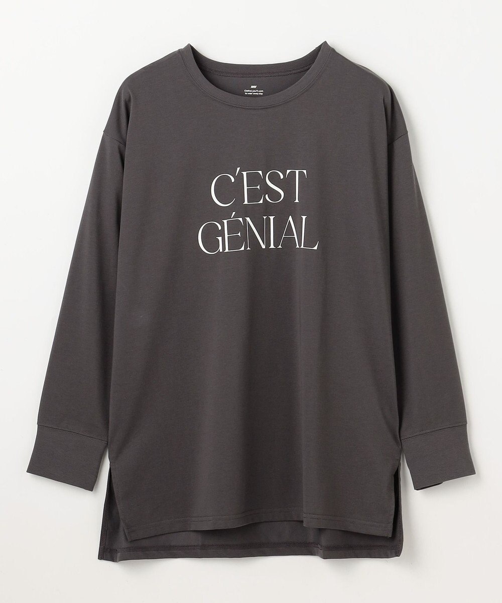 ANY ロゴロングスリーブTシャツ 