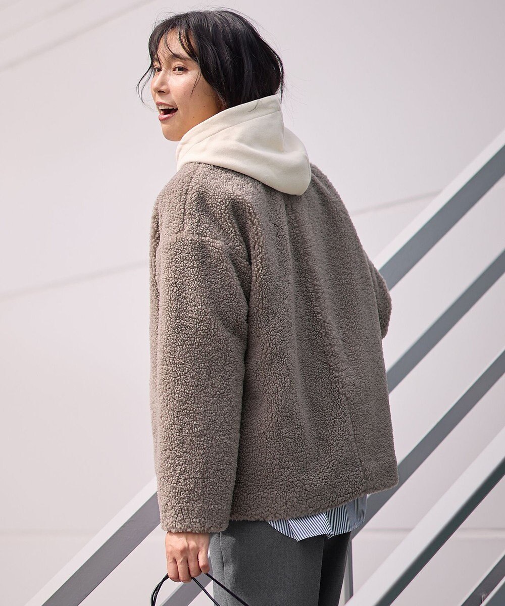 ANY L カールボアブルゾン 