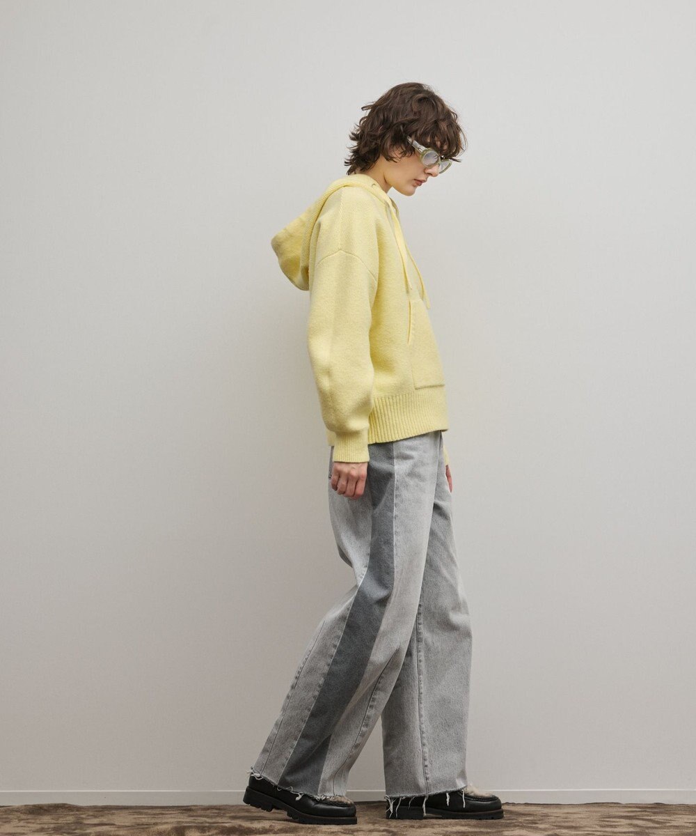 GRACE CONTINENTAL ガーターニットパーカー 