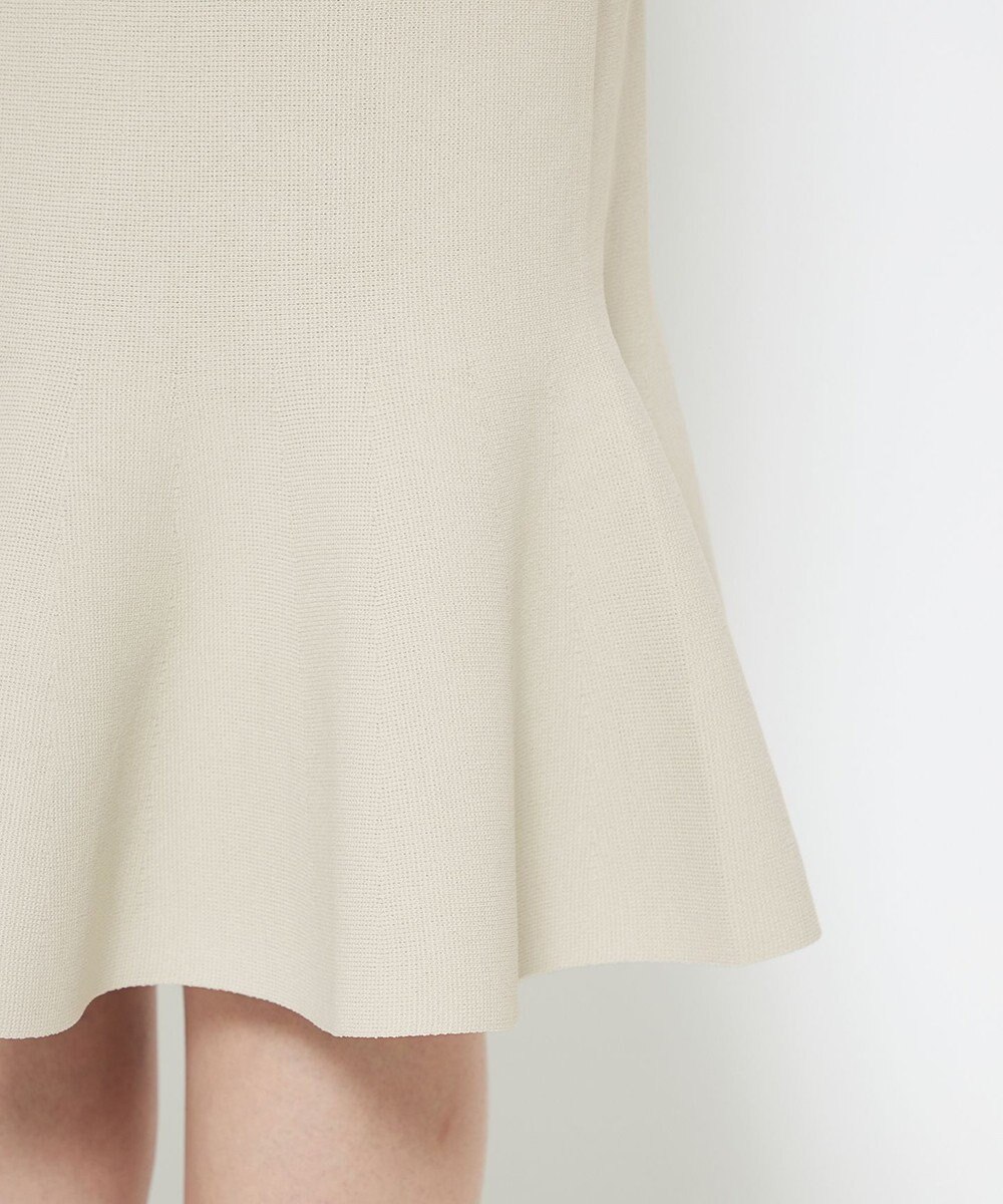 uncrave 【洗える】スムースニット ミニスカート（uncrave WHITE） 