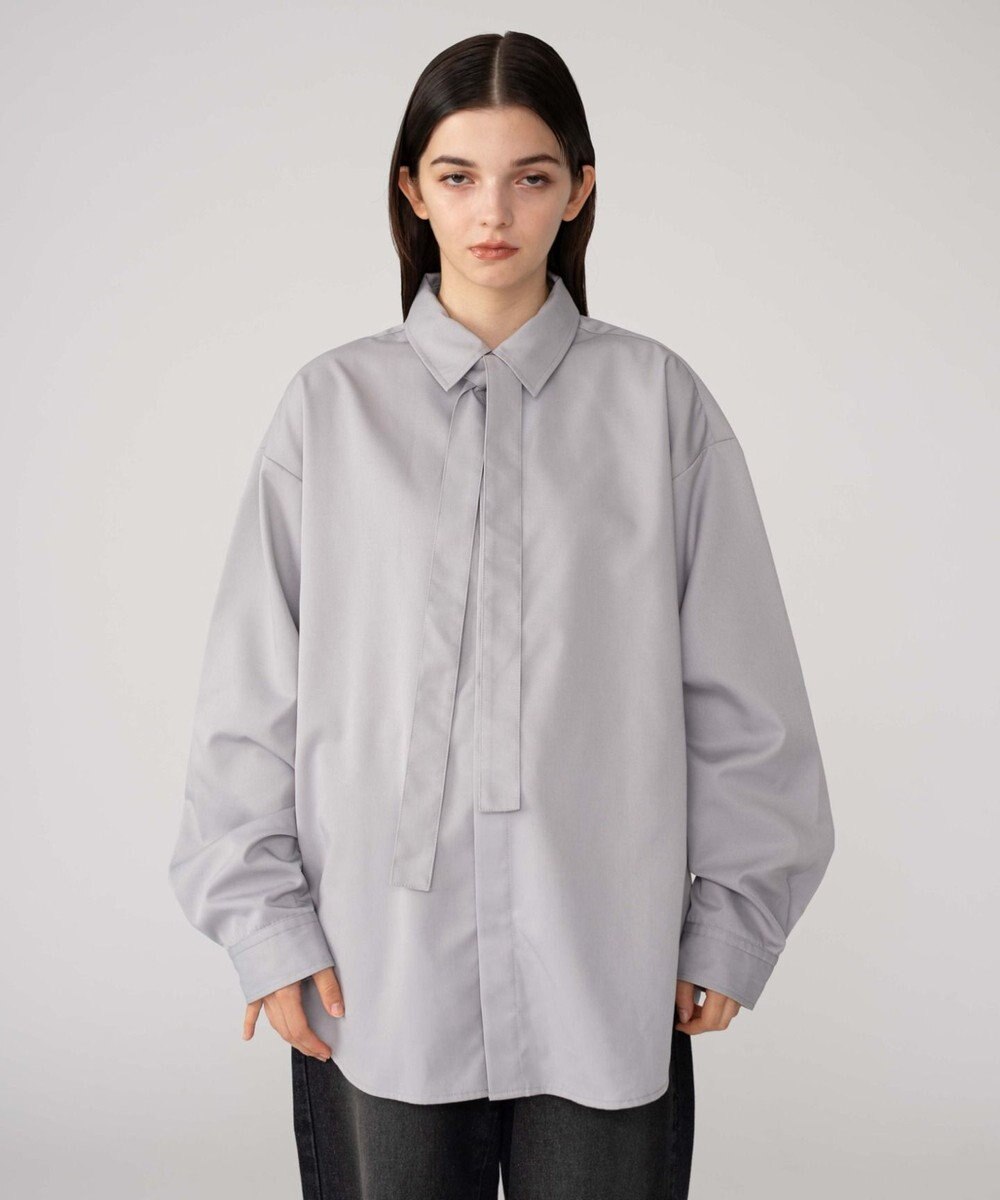 WEGO 【ユニセックス着用ITEM/MLサイズ展開】TRボウタイシャツ（LS） 