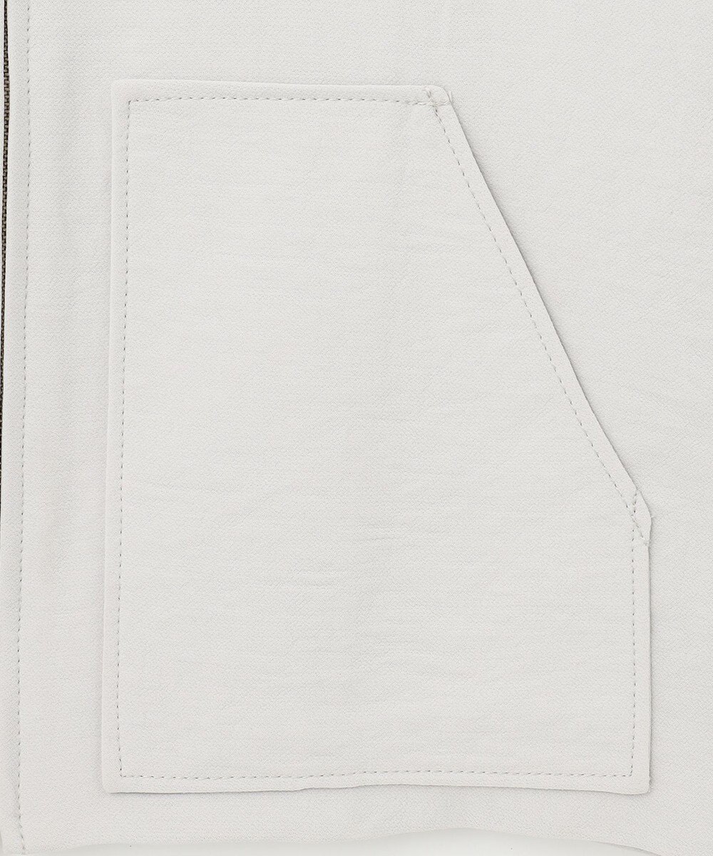 ICB L 【洗える】 ダブルクロスクレープ ブルゾン 