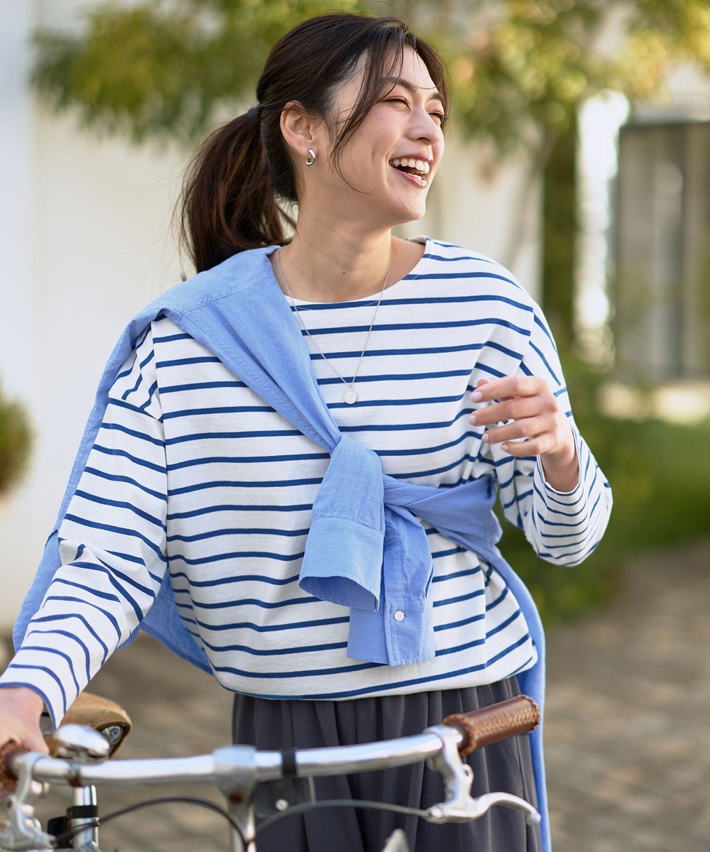 ANY コクーンボーダープルオーバー 