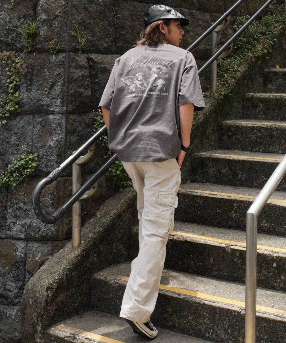 WEGO 【ユニセックス着用ITEM/SMLサイズ展開】ヴィンテージライクグラフィックT（SS） 