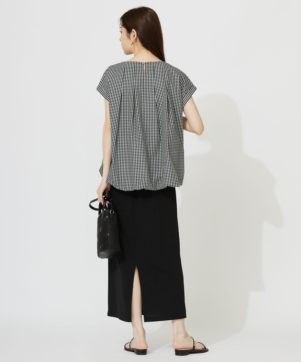 ANY SIS 【UVケア ・ストレッチ・洗える】2WAYジョーゼットジャージーナロー スカート 