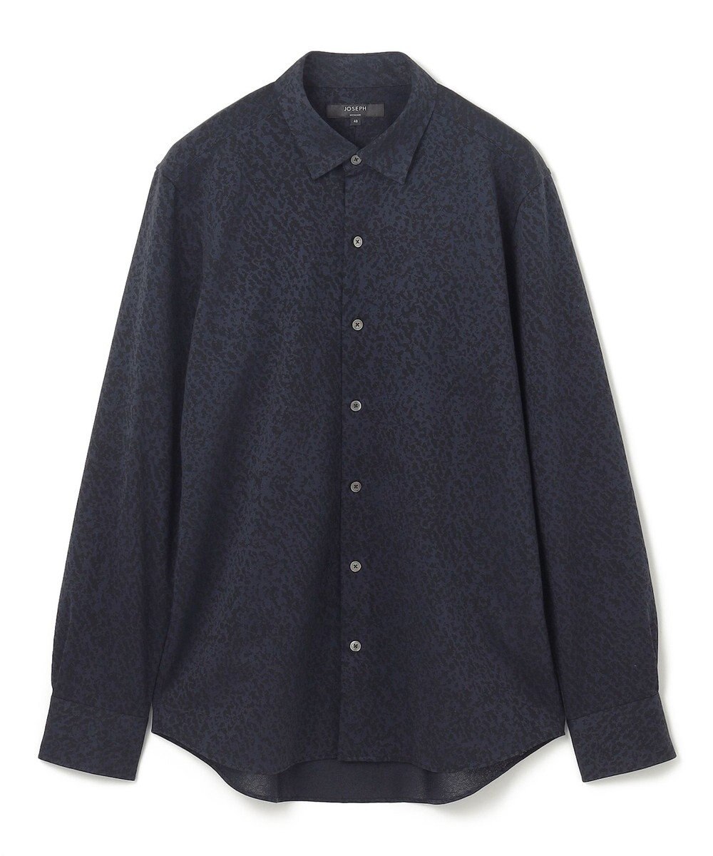 JOSEPH HOMME バークジャガードジャージー   レギュラーカラーシャツ 