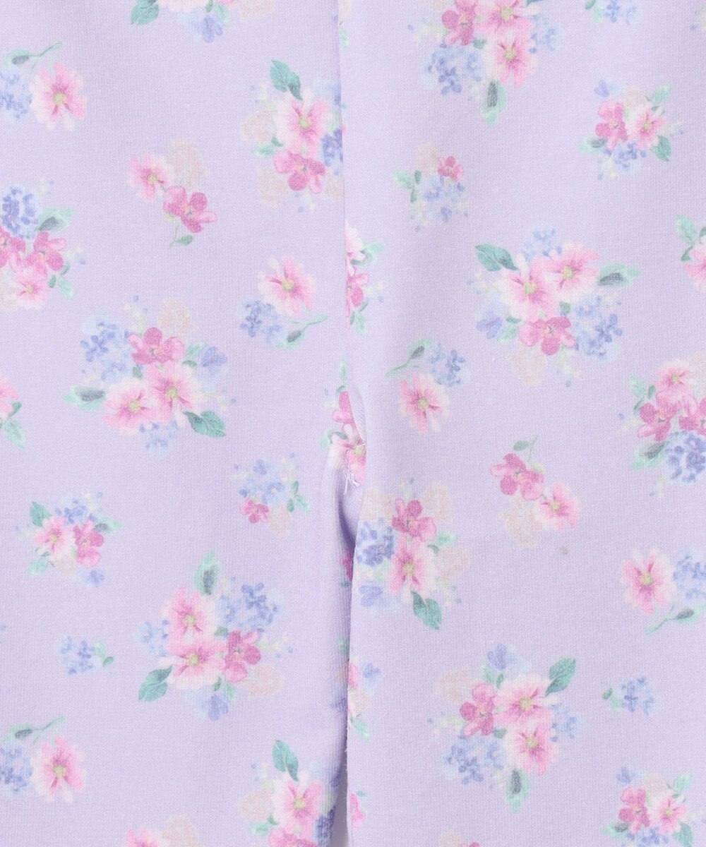 ANY KIDS フラワ ープリント レギンス 