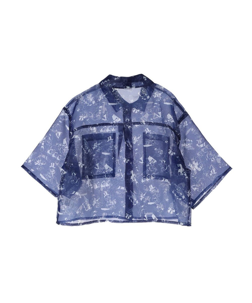 AMERICAN HOLIC 総柄シアーショート丈シャツ／Ｄｉｓｎｅｙ 