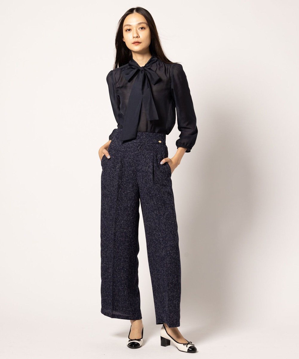 TOCCA 【洗える】MIST TWEED パンツ 