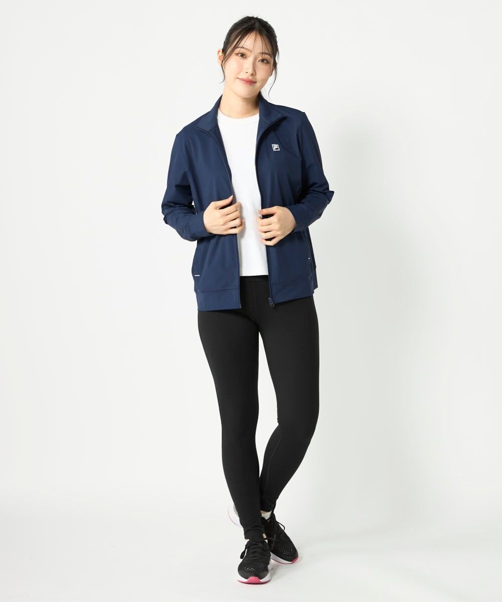 FILA GOLF／marie claire 【FILA GOLF】スタンドカラーフルジップブルゾン 