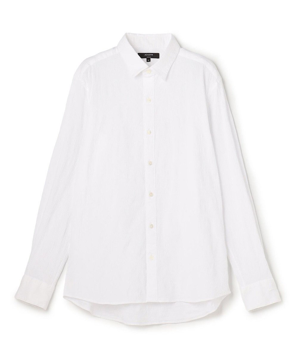 JOSEPH HOMME アブストラクトジャガードストレッチ　レギュラーカラーシャツ 