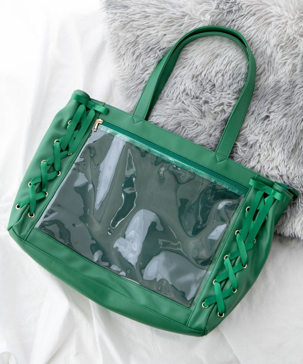 WEGO 【痛バ＆推し活】レースアップ痛バッグL 