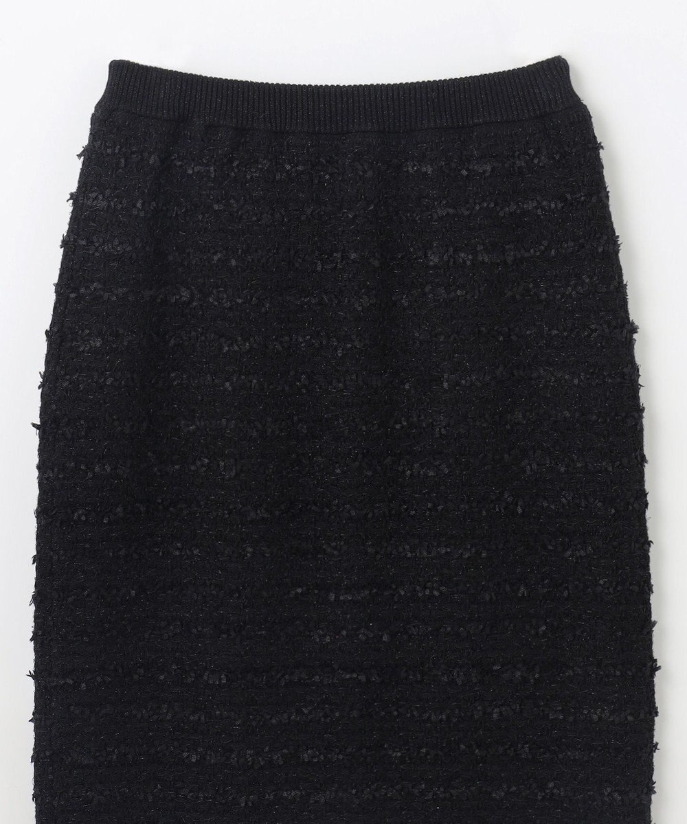 GRACE CONTINENTAL ラメツイードニットスカート 