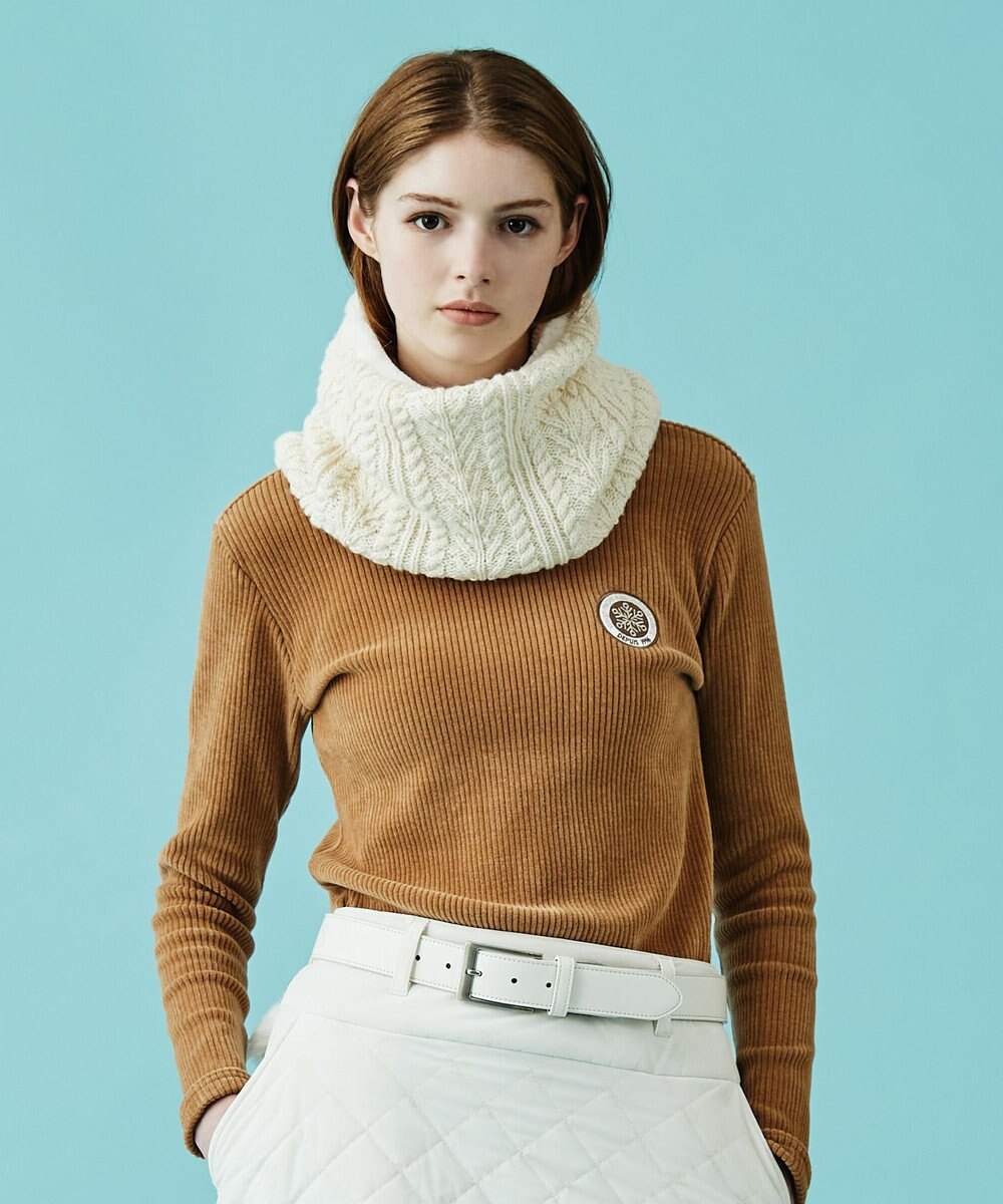 23区GOLF 【WOMEN】【吸湿発熱】グランサーモ モックネック カットソー 