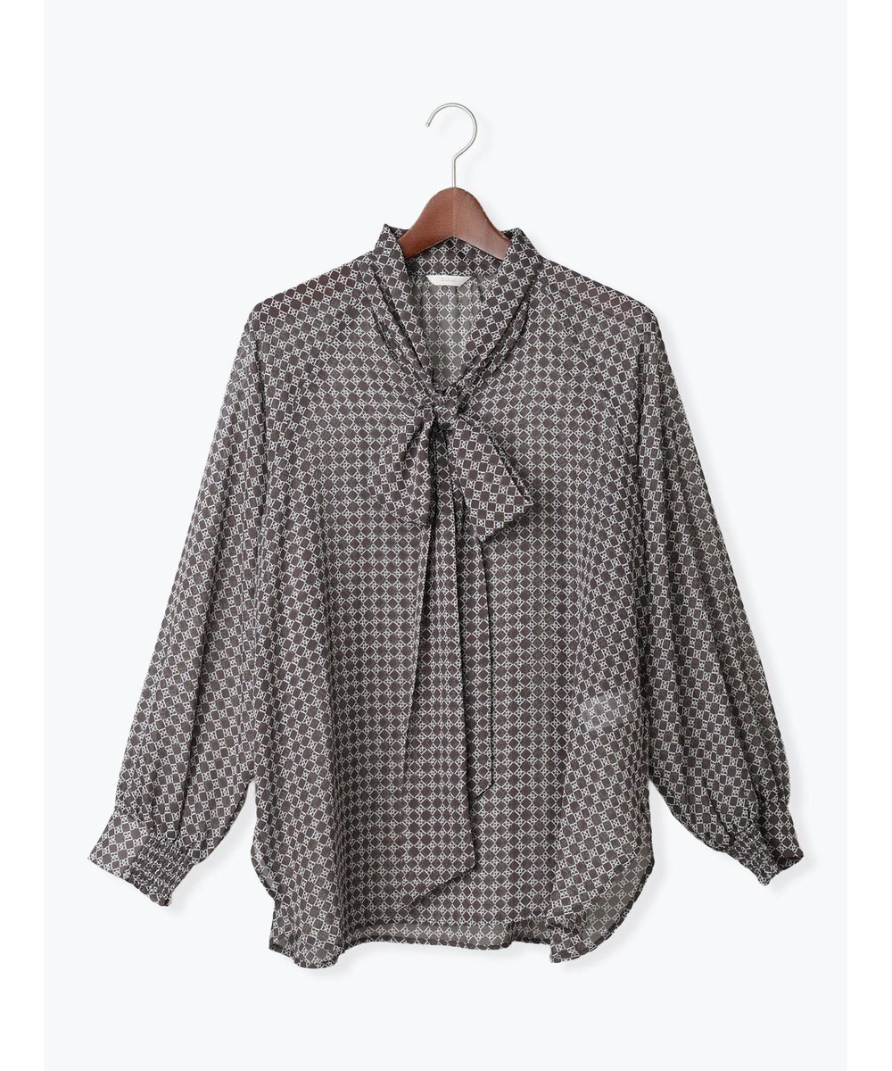 Te chichi パターンアソートシフォンボウタイブラウス《2025Autumn catalog vol.2 item》 