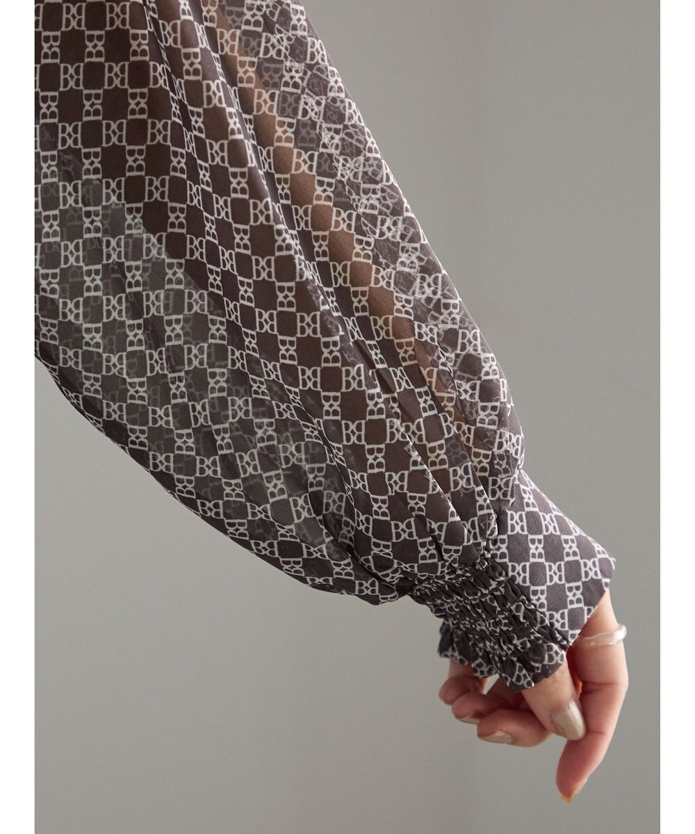 Te chichi パターンアソートシフォンボウタイブラウス《2025Autumn catalog vol.2 item》 