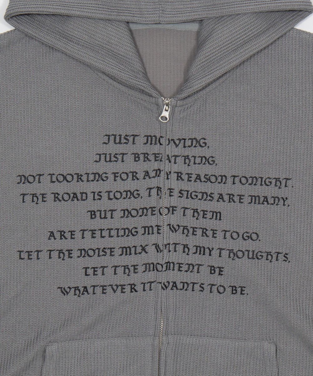 WEGO 【ユニセックス着用ITEM】メッシュZIPパーカー 