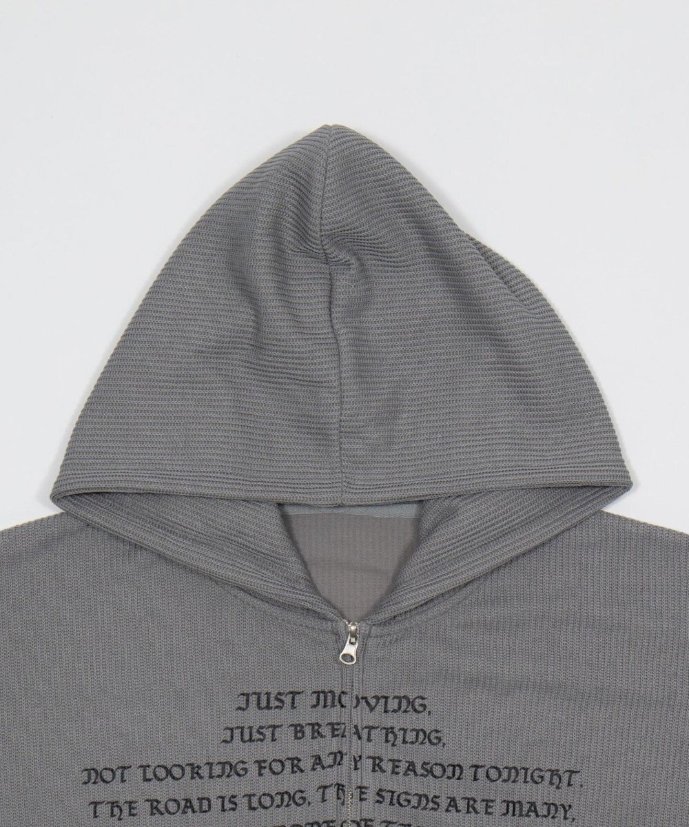 WEGO 【ユニセックス着用ITEM】メッシュZIPパーカー 