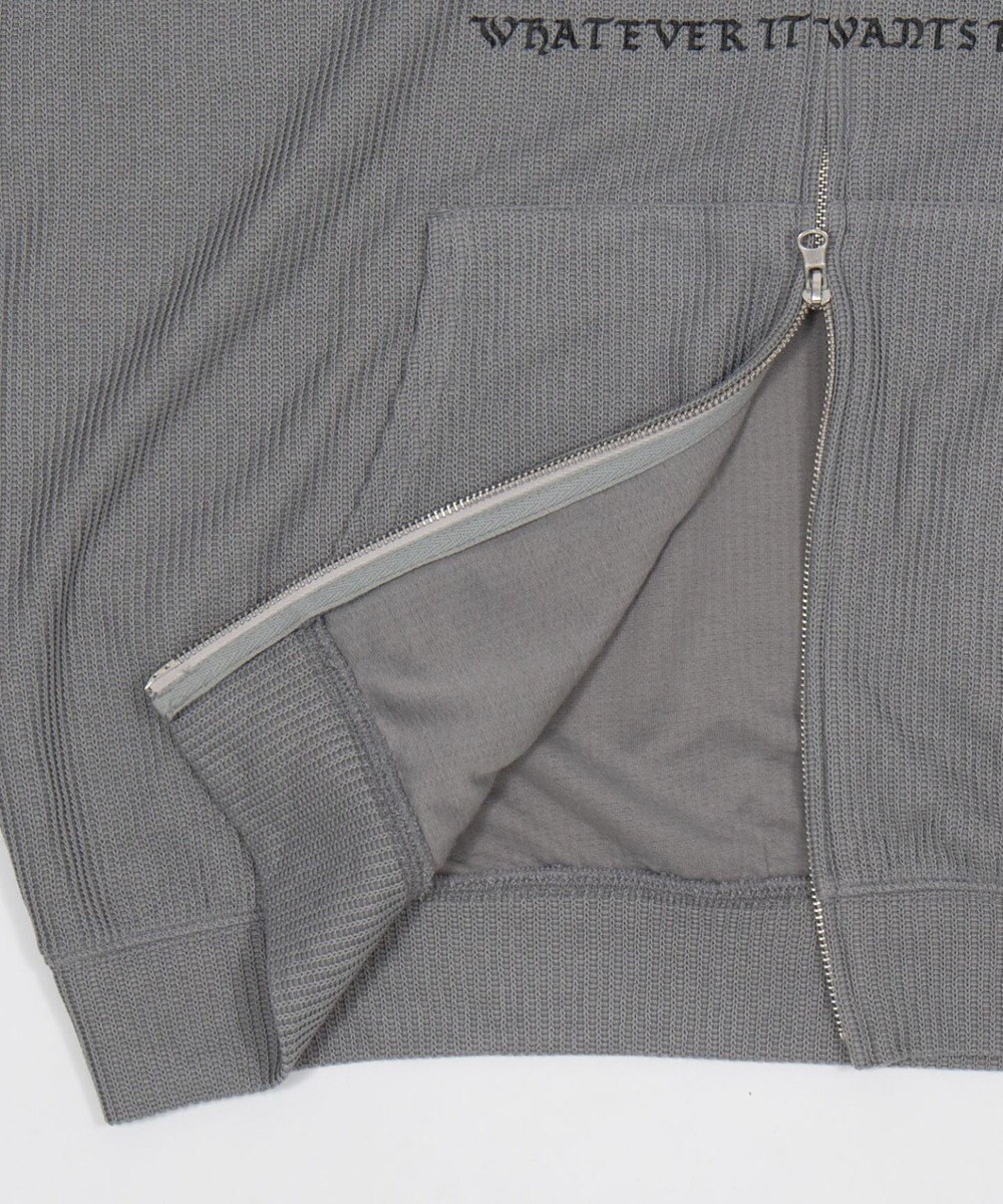 WEGO 【ユニセックス着用ITEM】メッシュZIPパーカー 