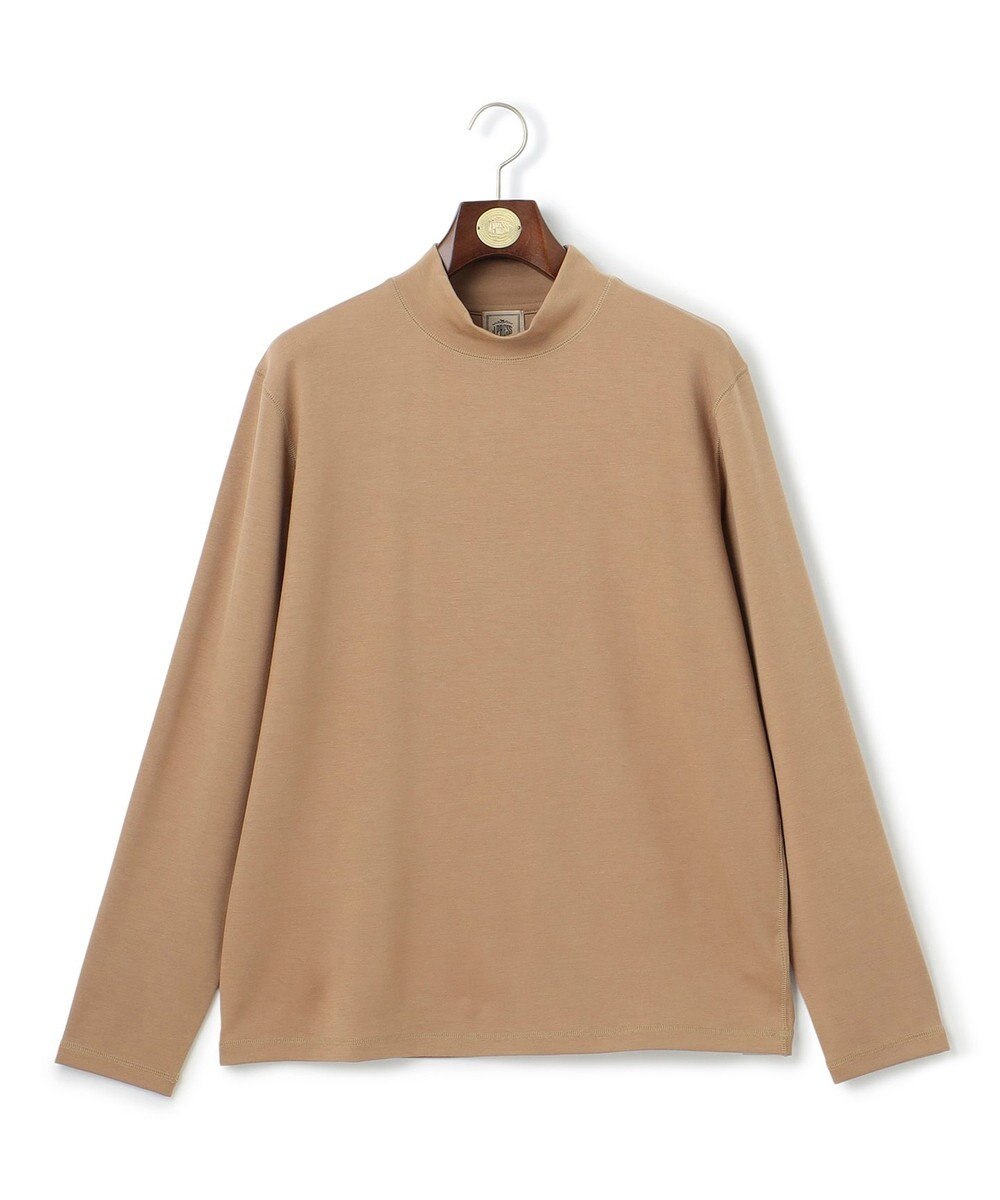 J.PRESS MEN ダウンファブリック モックネック Tシャツ 