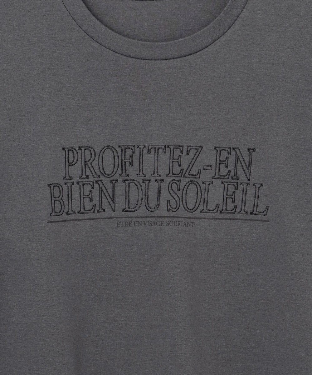 UNFILO ロゴ刺繍 Tシャツ 