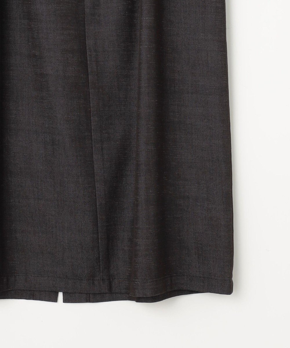 23区 【洗える】デニムライクシャンブレー Iライン スカート 