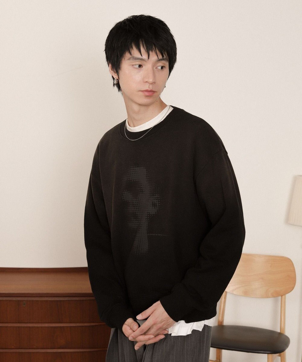 WEGO フェードプリントプルオーバー 