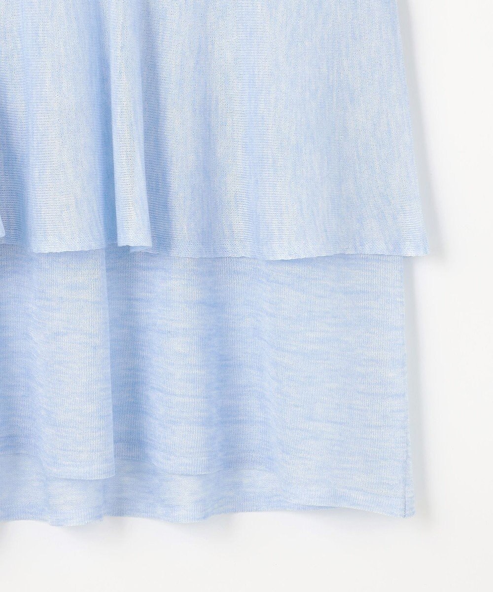 ANY SIS 【洗える】フリルシアー ニット 