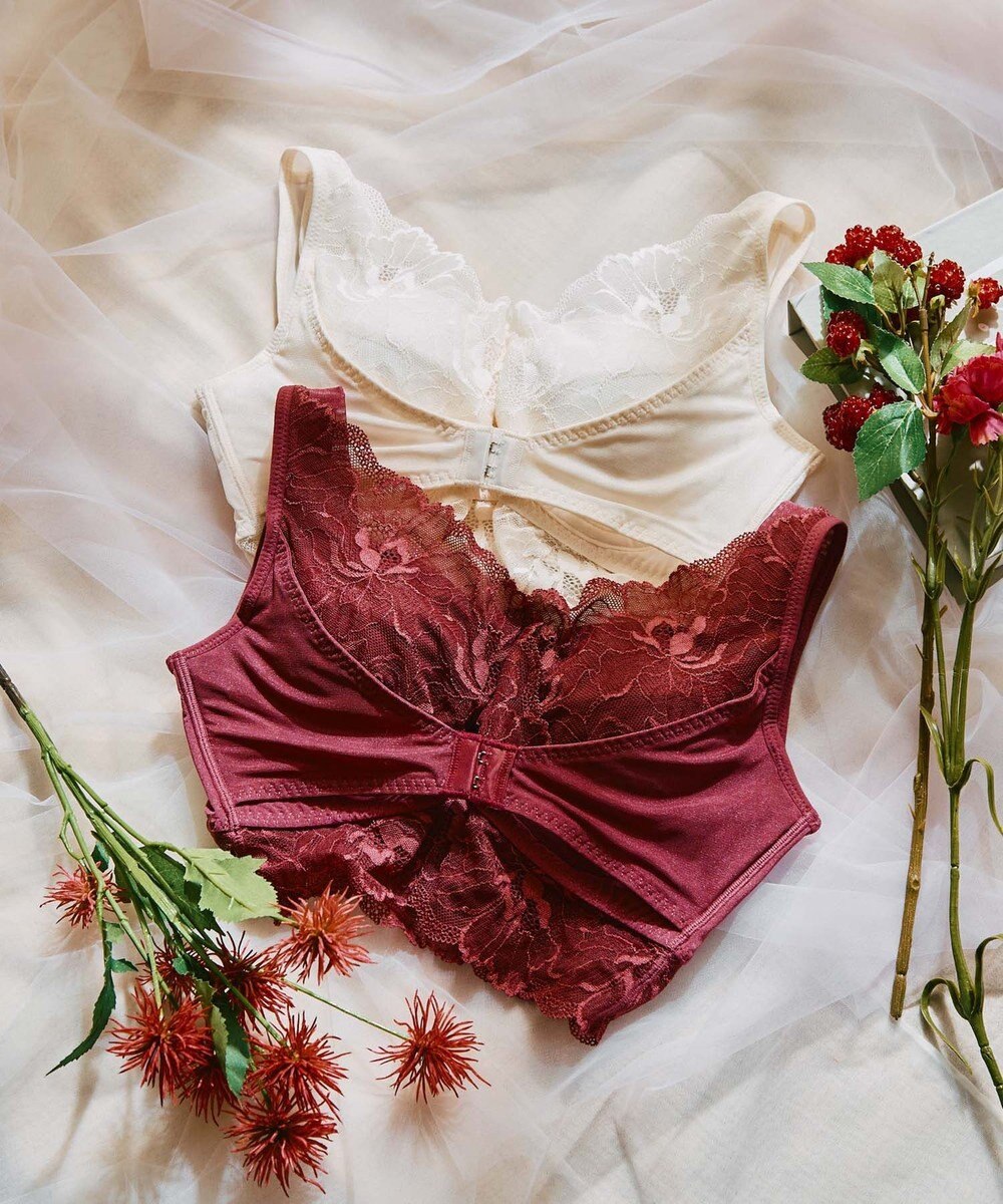 San-ai Resort（三愛水着楽園） 毎日らくちん 楽しくバストケアもちもちナイトブラ【ナイト＆ディブラ】フロントホックあり 【northerly】 