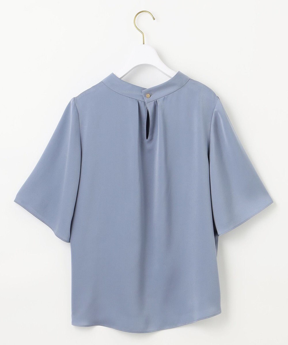 ANY SIS L 【洗える】トロミサテンボウ ブラウス 