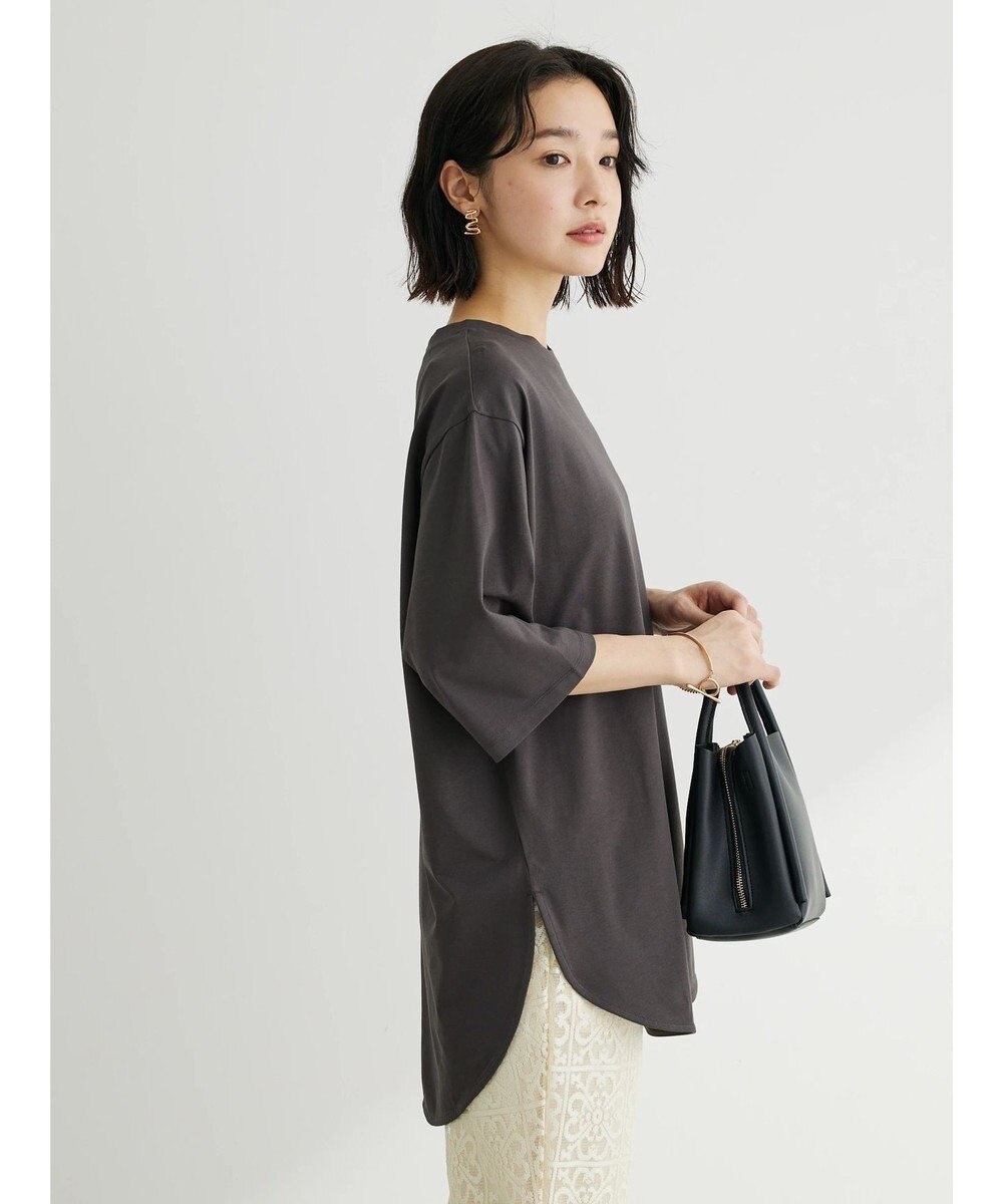 Green Parks 汗じみ防止５分袖チュニック 