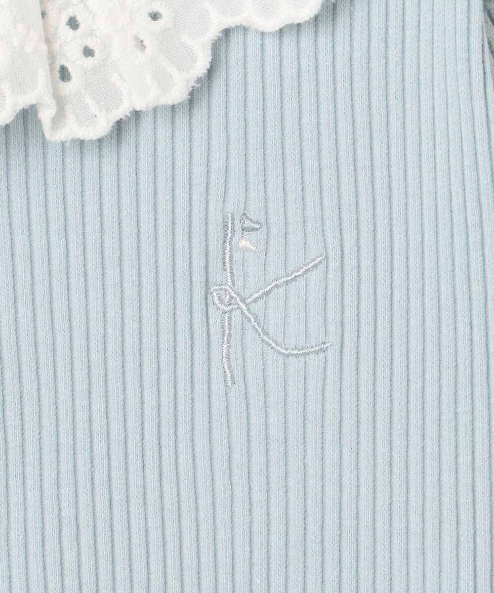 組曲 KIDS 【100㎝】フリルリブ2WAY トップス 