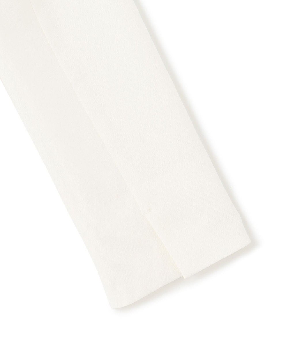 23区 S 【セットアップ対応/防シワ性/洗える】アイアスマットストレッチ ノーカラー ジャケット 