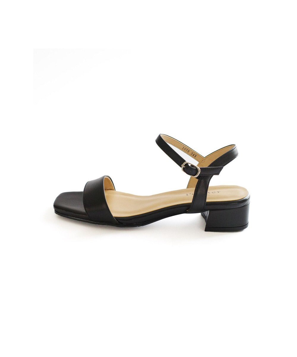 Pointer 日本製 本革スクエアトゥサンダル 