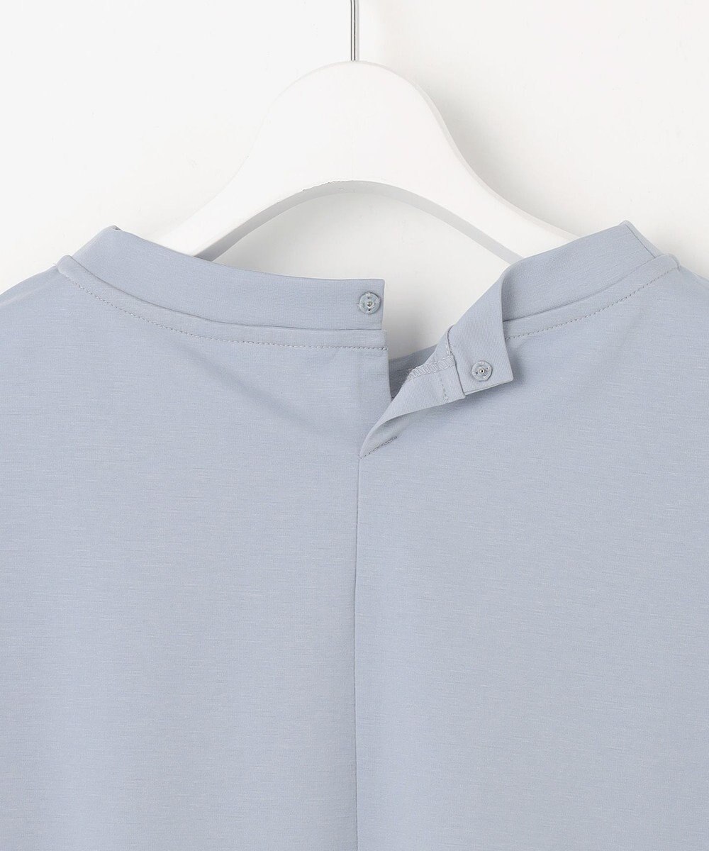 J.PRESS LADIES S 【洗える・抗菌防臭・接触冷感・吸水速乾】ドライポンチ モックネック カットソー 